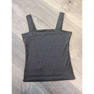 Double Layer Square Neck Tank Sz L Stretchy and Soft